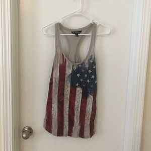 American flag tank top